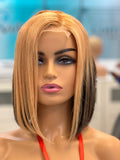 HD 12” bob glueless closure wig